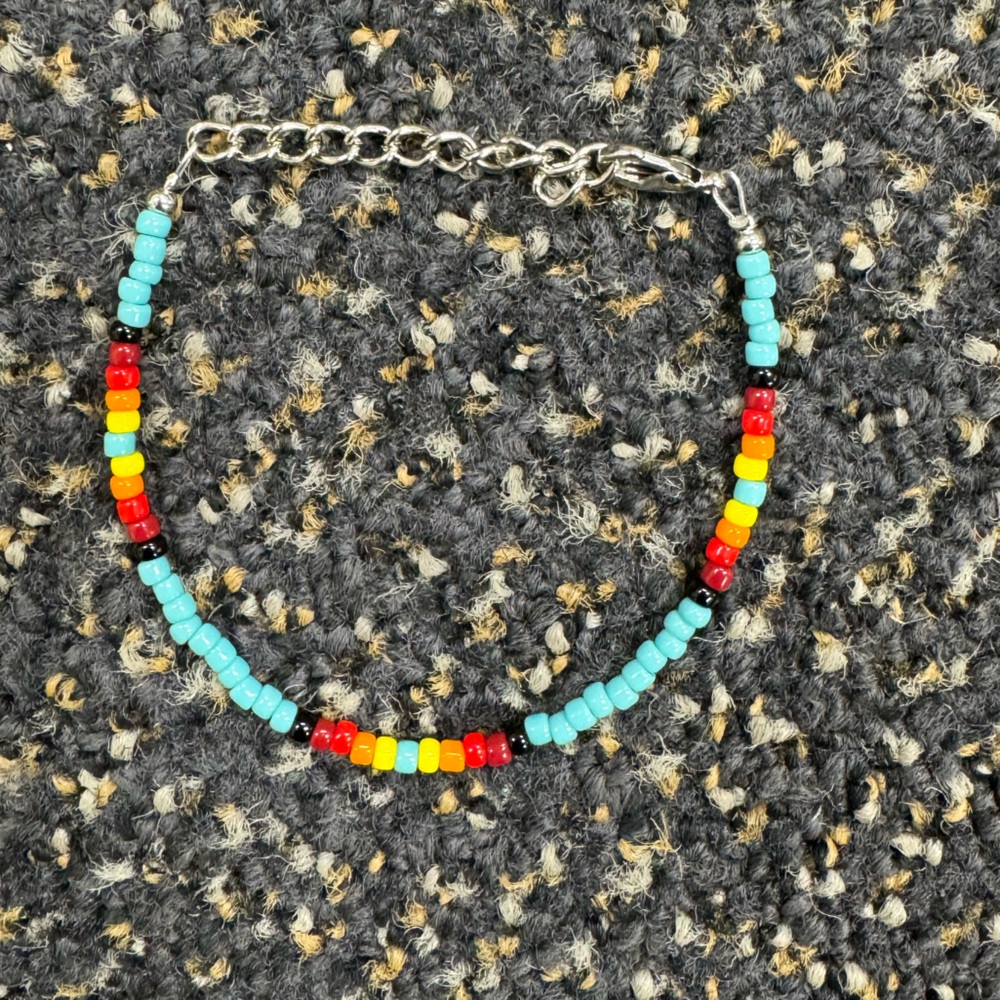 western hand beaded bracelet